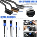 Viewsun 18PCS Car Cleaning Kit, Car Interior Detailing Kit with Blue High Power Handheld Vacuum, Detailing Brush Set, Windshield Cleaner, Cleaning Gel, Complete Auto Accessories for Men, Women - Image 5