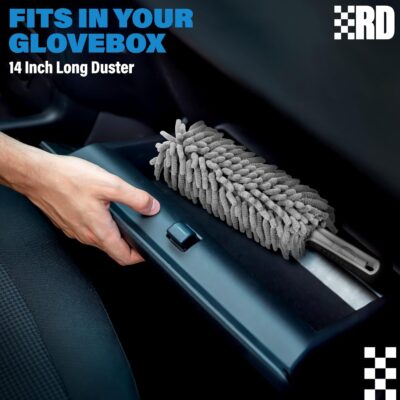 Professional Car Duster Interior – Car Accessories for Women and Men (Lint & Scratch Free) - Image 3