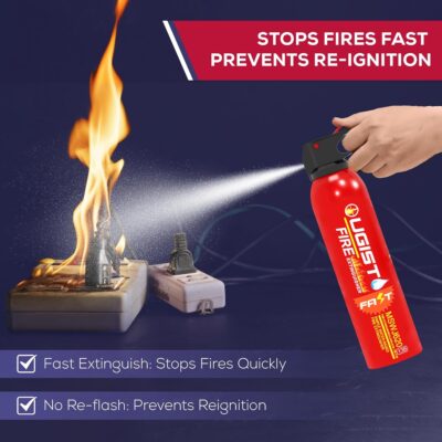 Fire Extinguisher for Vehicle & Home 620ml 4 Count, Car Fire Extinguishers, Prevent Re-lgnition, Best Suitable for Kitchen,The House Car Truck Boat Water-Based Mini Fire Extinguishers - Image 4