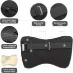 iwantit® Car Neck Pillows with Memory Foam, Neck Supporting for Long Time Driving, Adjustable Straps and Comfy Outer Cover(Black,1Package, Large Size) - Image 5