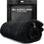 Blackline 24"x36" Twisted-Loop Car Drying Towel, 1300GSM, Streak Free, Lint Free, Reusable - Car Accessories, Microfiber Cleaning Cloth for Car, Truck, SUV - One Pass is All You Need