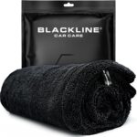 Blackline 24"x36" Twisted-Loop Car Drying Towel, 1300GSM, Streak Free, Lint Free, Reusable - Car Accessories, Microfiber Cleaning Cloth for Car, Truck, SUV - One Pass is All You Need