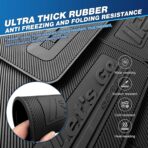 4 Pcs Universal Black Soft Rubber Mud Flaps - Prevent Mud Splashes, Enhance Appearance, Easy Install, Waterproof & Scratch Resistant - Ideal for Sedan SUV and Urban/Suburban Cars -Safe - Image 4