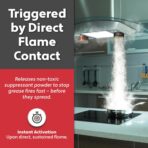 Rangehood® Fire Suppressor – Automatic StoveTop Fire Suppressor for Residential Kitchen Safety – Easy to Install, Direct Flame-Activated, Non-Toxic Fire Suppression System (1 Pair) - Image 6