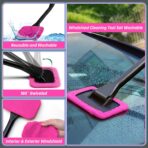 47PCS Car Detailing Kit Interior Cleaner, Car Cleaning Supplies with High Power Car Vacuum Cleaner,Auto Detailing Kit,Car Wash Kit with Bucket Detailing Brush Set,Pink Car Accessories for Women - Image 8