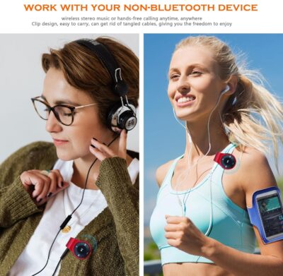 Bluetooth Receiver for Headphone,Headset,Speaker or car Audio,with MIC for Hands-Free Call and Music. - Image 5