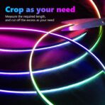 Interior Car LED Strip Lights, Acrylic LED Lights for Car with Wireless APP Dynamic Dreamcolor Chasing 6 in 1 Ambient Lighting Kits, 175 inches 593 LED Sound Active Function Neon Lights - Image 3