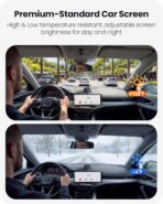 9.26" Portable CarPlay Screen for Apple Carplay & Android Auto with 4K Dash Cam & HD Backup Camera, Wireless Car Play with Strongest Bluetooth 5.2, OTA Updates, Voice Control, GPS Navigation - Image 9