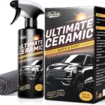Real Ceramic Coating for Cars Polish (16 Fl Oz), Unmatched Shine Car Wax Coating Spray, No Pungent Smell, Quick Detailer Spray Wax, Lasts 50+ Washes Car Paint Sealant, Truck Accessories