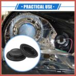ACROPIX 2 Pcs Car Headlight Housing Dust Seal Cap, 65mm Universal for Aftermarket Headlamp Xenon Light LED Durable Rubber Black Car Parts - Image 2