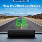 Head Up Display M2, HUD Projection Display Speed, Compact Body, Large Font, Plug and Play, Suitable for All Vehicles - Image 2