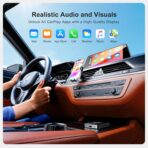 AI Box Wireless CarPlay & Auto Adapter - Plug & Play, Dual-Band WiFi, Bluetooth 5.0, 4K Video Support, Android 12.0 System, Compatible with Factory CarPlay & Android Auto （4GB RAM+32GB ROM） - Image 4
