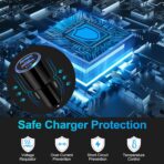 USB Car Charger, 2Pack 4.8A Fast Charging Dual Port USB Cigarette Lighter Adapter for iPhone 15 14 13 12 11 Pro Max SE XR X 8 7 6, iPad, Samsung Galaxy S23 S22 S21 S20 S10 S9 S8 S7 A51,Android,Kindle - Image 4