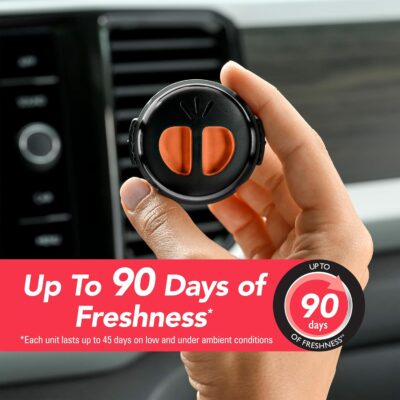 Refresh Your Car Mini Diffuser Car Air Fresheners, Hawaiian Sunrise Scent, 2 Pack, Convenient Car Diffuser - Image 2