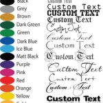 Personalized Design Your Own Name - Custom Vinyl Sticker Car Window - Boat - Lettering JDM Automotive Windshield Graphic Name Letter Auto Vehicle Door Banner - Custom Vinyl Decal