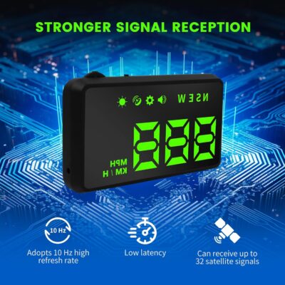 Heads up Display for Cars,Car HUD,Head up Display for Car,Car Speedometer Display,Automatic Brightness Adjustment,Speeding Alert,USB Cable Plug & Play - Image 10