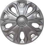 Hubcap Replacement for Ford Transit 150, 250, and 350: 2015-2024, 16-inch Wheel Cover (Silver, 1 Piece)