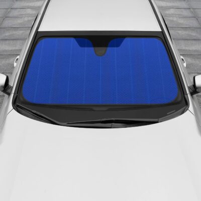Motor Trend Front Windshield Sun Shade - Jumbo Accordion Folding Auto Sunshade for Car Truck SUV - Blocks UV Rays Sun Visor Protector - Keeps Your Vehicle Cool - 66 x 27 Inch - Image 3