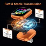 2026 2-in-1 Wireless CarPlay Adapter, Wired to Wireless Apple CarPlay & Android Auto, Mini Dongle Auto-Reconnect Fast Connect, Plug and Play iPhone iOS 10+ Android 11+, Compatible 1000+ Cars - Image 4