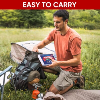 PTEROMY 100 Piece Mini First Aid Kit, Portable Small Emergency Kits Compact 1st Aid Kit for Car, Travel, Home, Camping, Outdoor, Hiking - Image 3