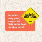 Nuby x Safe in The Seat Pop-Open Car Sun Shades - 2 Piece Set - Static Cling Window Shades for Baby in Car - UV Protection, Easy Install, and Universal Fit - Image 7