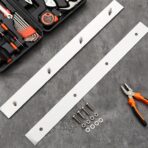 2 Pcs 2" X 24" Studded Mud Flap Top Plate with Perforated, Stainless Steel, for Fixing Mudguard (2 Pcs,Porous) - Image 7