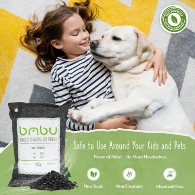 1000g Large Bamboo Charcoal Air Purifier Bag - Car Deodorizer Freshener - Remove Odor and Control Moisture in Your RV, Camper, SUV, Truck, Closet, Mobile Home, Storage - Non fragrant 1kg - Image 8