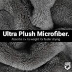 Platinum Microfiber Towels for Cars Extra Large Towel Set of 2 Drying Towels with Maximum Absorbency, Scratch Free Wash Towels for Detailing, Microfiber Cleaning Cloth Towel Kit - Image 2