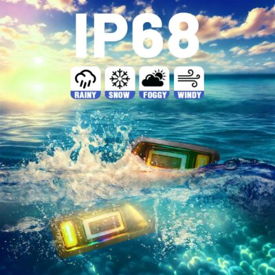 RGB LED Headlight & Turn Signal Kit for Yamaha G14 G16 G19 G22, 12V Street Legal Golf Cart Light Kit with Brake Lights, Horn, Music Sync APP Control, Long-Lasting & Easy Install - Image 3