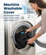 Everlasting Comfort Lumbar Support Pillow for Office Chair - Memory Foam Back Cushion for Car Seat - Promotes Better Posture, Back Pain Relief - Ideal Gaming and Desk Chairs Work and Home Essentials - Image 6