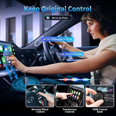 Wireless CarPlay Adapter for iPhone 2026 Upgrade - Stable Connection Convert Wired to Wireless Compatible with Cars 2018+, iOS 10+ (USB-C) - Image 4