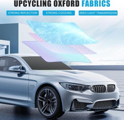 Automatic Retractable Car Sunshade, 2025 New Adjustable Auto Windshield Sun Shade, 35x50 inch Suction Cup Sunshade for Various Models, UV Blocking Protects for Drivers - Image 5