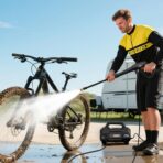 SENIX 13 Amp Electric Pressure Washer - 1700 PSI, 1.2 GPM, Compact with Foam Cannon, Spray Gun, 20-ft Hose, Turbo Nozzle, and 15° Spray Nozzles - Perfect for Cars and Driveways - Image 3