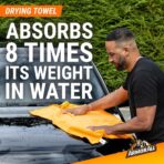 Armor All Car Wash and Car Interior Cleaner Kit, Includes Towel, Tire Foam, Glass Spray, Protectant Spray and Cleaning Spray, Multicolor, 5 Count (Pack of 1) - Image 7