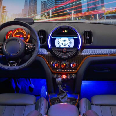 Nilight 48 LEDs DC 5V Multicolor Music Car Strip Light Under Dash Lighting Kit with Sound Active Function and Wireless Remote Control, 2 Years Warranty, 4PCS USB Interior Lights - Image 7