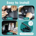 Onco Baby Car Mirror & Car Window Shades Bundle (18.9″ × 12″) - UPF 50+ Window Shade, 100% Shatter-Proof Car Mirror for Baby, Universal Shades & Mirror - Image 6