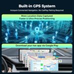 LAMTTO 11'' AI CarPlay Screen with Google-Play Download APPs & Gemini, Smooth 8-Core, Wireless Car Play Android Auto, Vivid 60FPS 1920x720 Display, 1080P Backup Camera/DVR for Road Trip Entertainment - Image 5