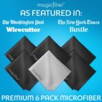 MagicFiber Microfiber Cleaning Cloth, 6 Pack - Premium Cloth for Glasses, Lens, Screens & More - Image 3