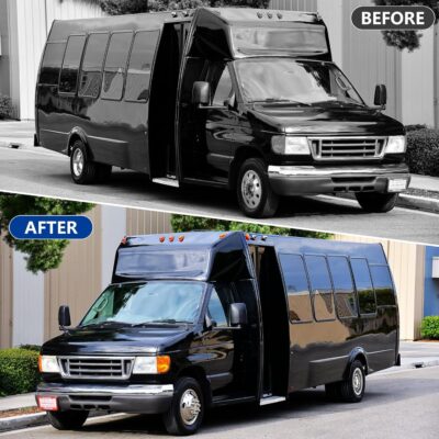 16"Wheel Simulators,16"8 Lug Stainless Steel Hubcaps with Wheel Lug Bolts Kit,Polished Finish,2Front Wheels/2Rear Wheels,Wheel Simulators Suitable for Ford E350/E450 (1992-2016,2018-2021;2017Not Fit) - Image 7