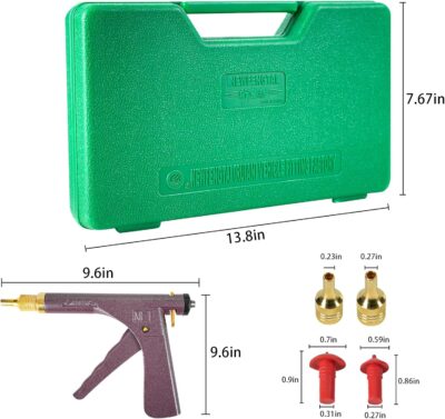 Tire Plug Kit, Tire Repair Kit, Mushroom Tire Plug Kit, Heavy Duty Tire Repair Tools for Tubeless Tires, Complete Set with Plug Gun and More for Truck, ARB, ATV, Tractor, RV, SUV, Trailer - Image 2
