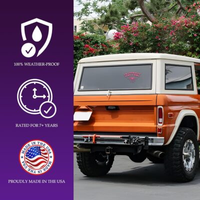 I'm Literally Just a Girl Car Decal Pink Bow Cute Positive Gifts Car Mirror Accessories Affirmations Funny Vinyl Decal Waterproof 8 Inches Bumper Decal Gifts for Mom Dad Friend Coworker - Image 3