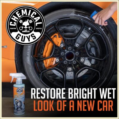 Chemical Guys Tire Kicker Sprayable Extra Glossy Tire Shine Spray, Dry-to-Touch Dressing - Restores Wet Look to Rubber, Vinyl, and Plastic, Safe for Cars, Trucks, Motorcycles, RVs, and More - 16 oz - Image 6