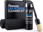 Interior Car Cleaning Kit - Professional Auto Detailing Supplies with Brush for Complete Vehicle Interior Detailing - Car Interior Cleaner Kit for Deep Cleaning. Car Detailing Interior Detailing Kit.