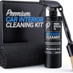 Interior Car Cleaning Kit - Professional Auto Detailing Supplies with Brush for Complete Vehicle Interior Detailing - Car Interior Cleaner Kit for Deep Cleaning. Car Detailing Interior Detailing Kit.