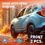 CLIM ART Magnetic Car Window Sunshade for Toyota Sienna 2021-2026, 2 Pc.Set, Side Glass Covers Screen, Block Sun Rays Curtains, Window Shield Sun Shade in Cars, Camping Accessories - MS0176 - Image 4