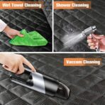 PETICON Waterproof Front Seat Car Cover 2 Pack, Full Protection Dog Car Seat Cover with Side Flaps, Nonslip Scratchproof Captain Chair Seat Cover Fits for Cars, Trucks, SUVs, Jeep, Black - Image 8