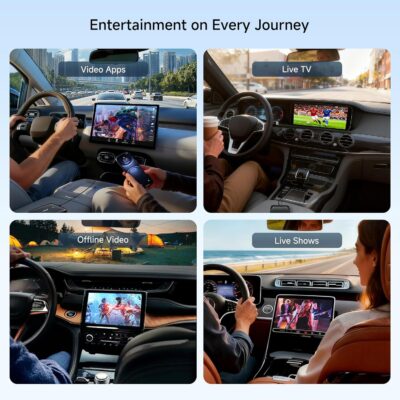 Wireless CarPlay Adapter, Magic AI Box with Dual-WiFi Stability, 4GB+32GB Enjoy Video & Music Apps, Navigation, AI Voice, Plug & Play for Factory Wired CarPlay - Image 9