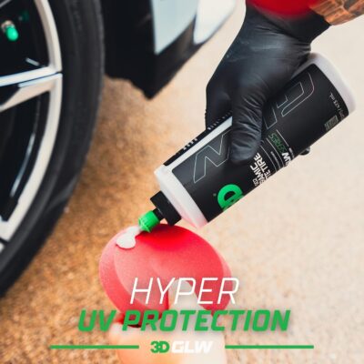 3D GLW Series SiO2 Ceramic Matte Tire Shine | Deep Matte Finish Tire Protectant | Hydrophobic & UV Resistant | Anti-Fade, No Sling | Pro Car Detailing |16 oz - Image 5