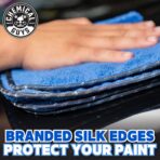 Chemical Guys Professional Grade Premium Microfiber Towels for Cars, Blue, 16" x 16", Ultra-Soft and Scratch-Free Car Detailing Cloths for Trucks, Motorcycles, and More - 12 Pack - Image 8