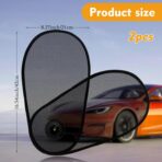 1 Pack Car Window Shades for Baby - Rotatable Sun Visor for Side Window, Fits Driver/Passenger/Rear Windows, Mesh Sun Blocker with Suction Cups - Image 2
